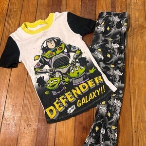 Disney Defender Pajama Set - Black, White, Yellow